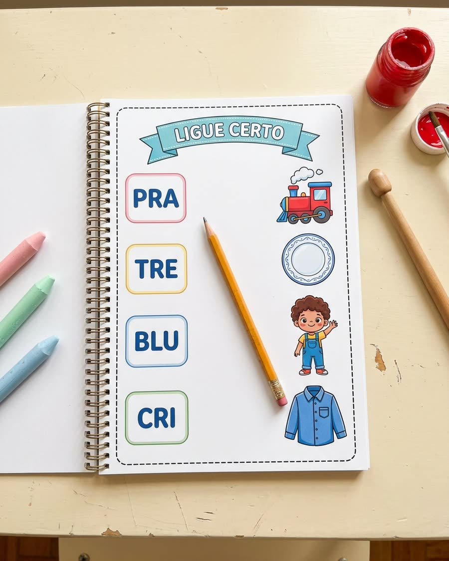 Capa Meu Caderno de Leitura — Porquinho