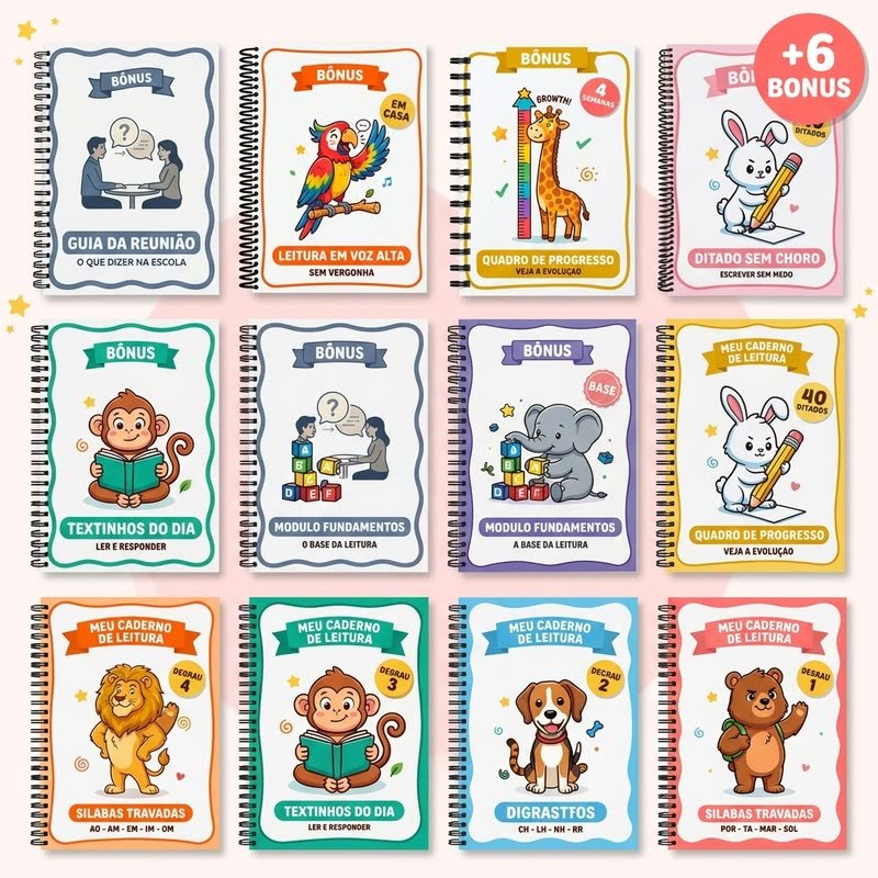 Pacote Completo — 7 materiais + 6 bônus